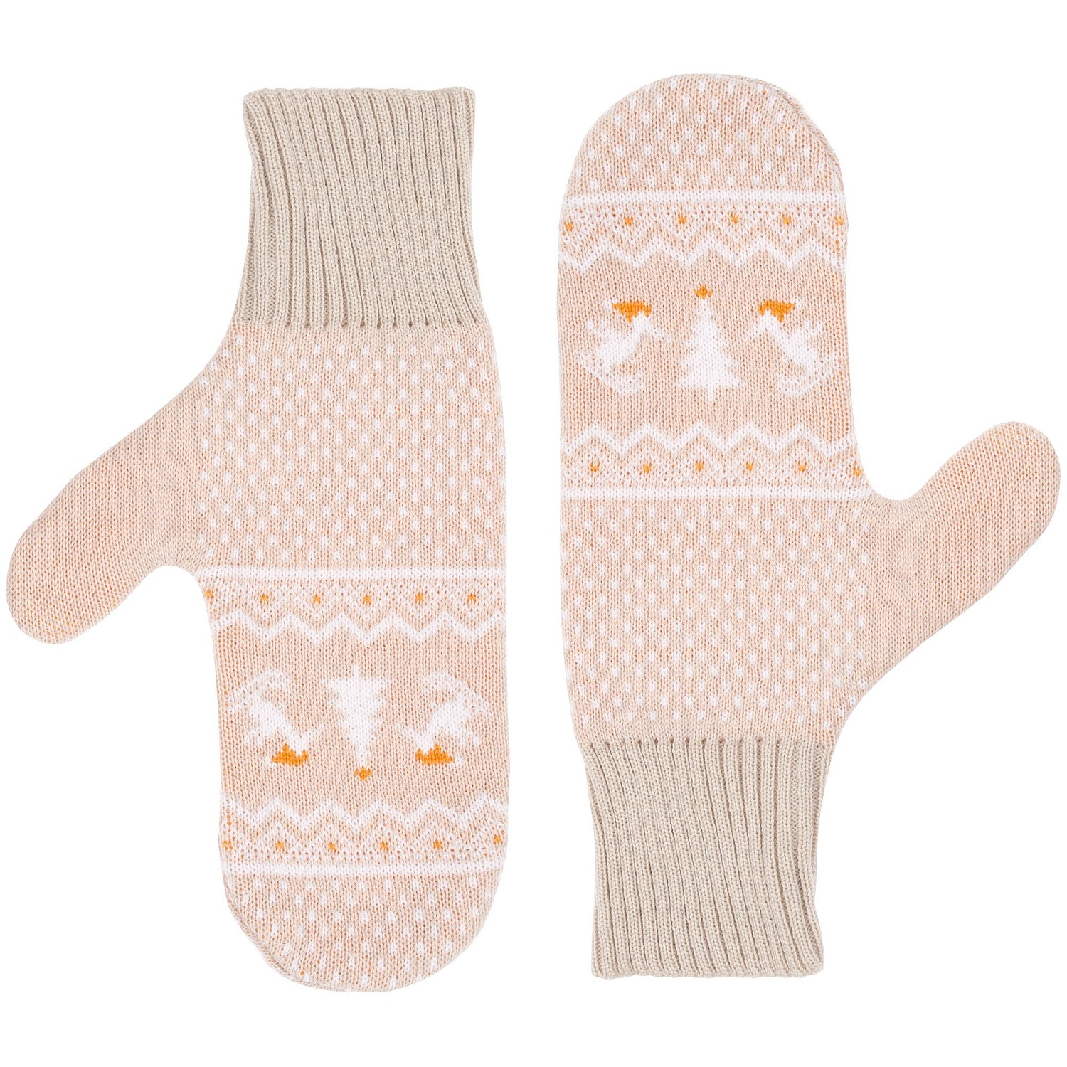 Варежки на заказ Mani, полушерсть с логотипом