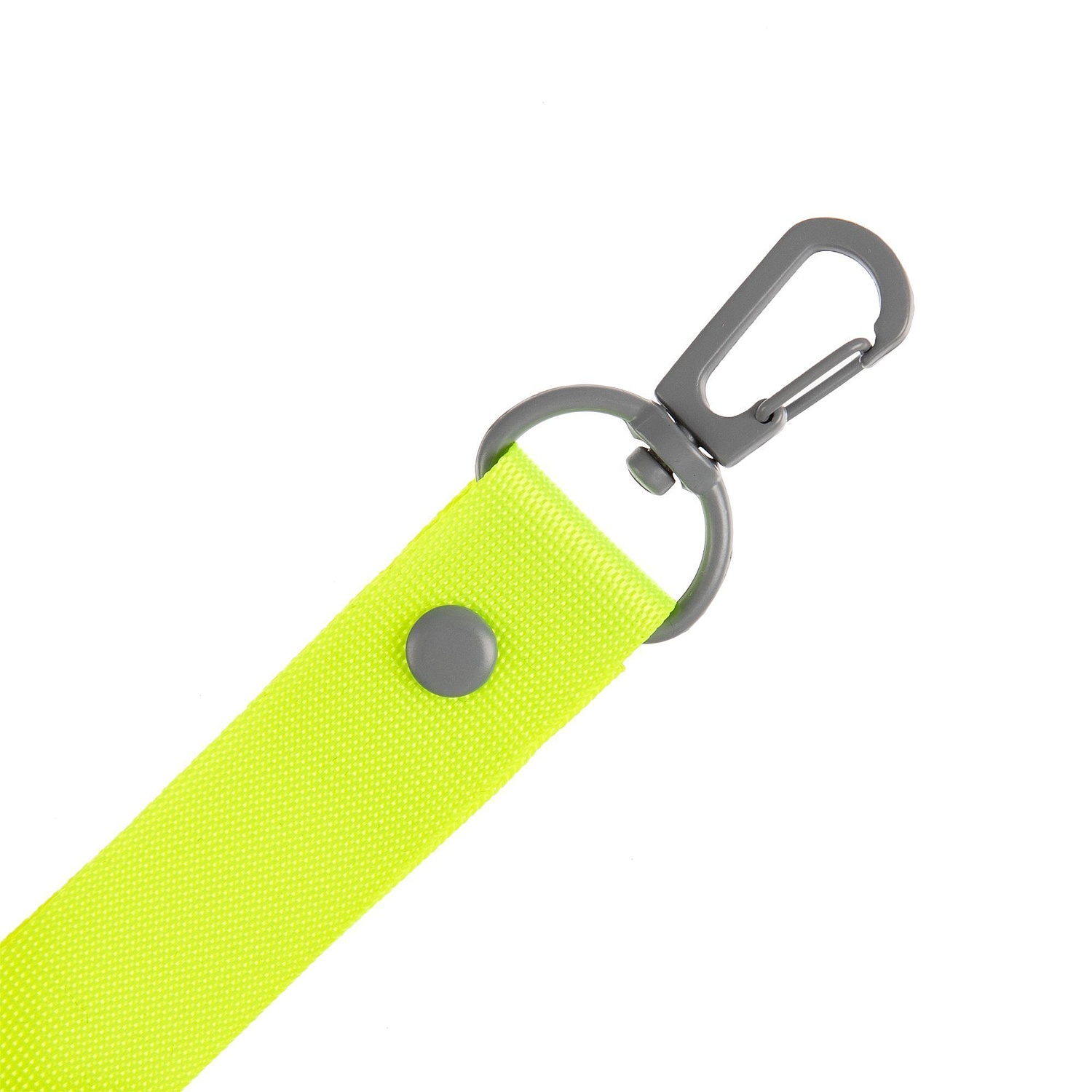 Застежка-карабин Snap Hook, M, серая с логотипом