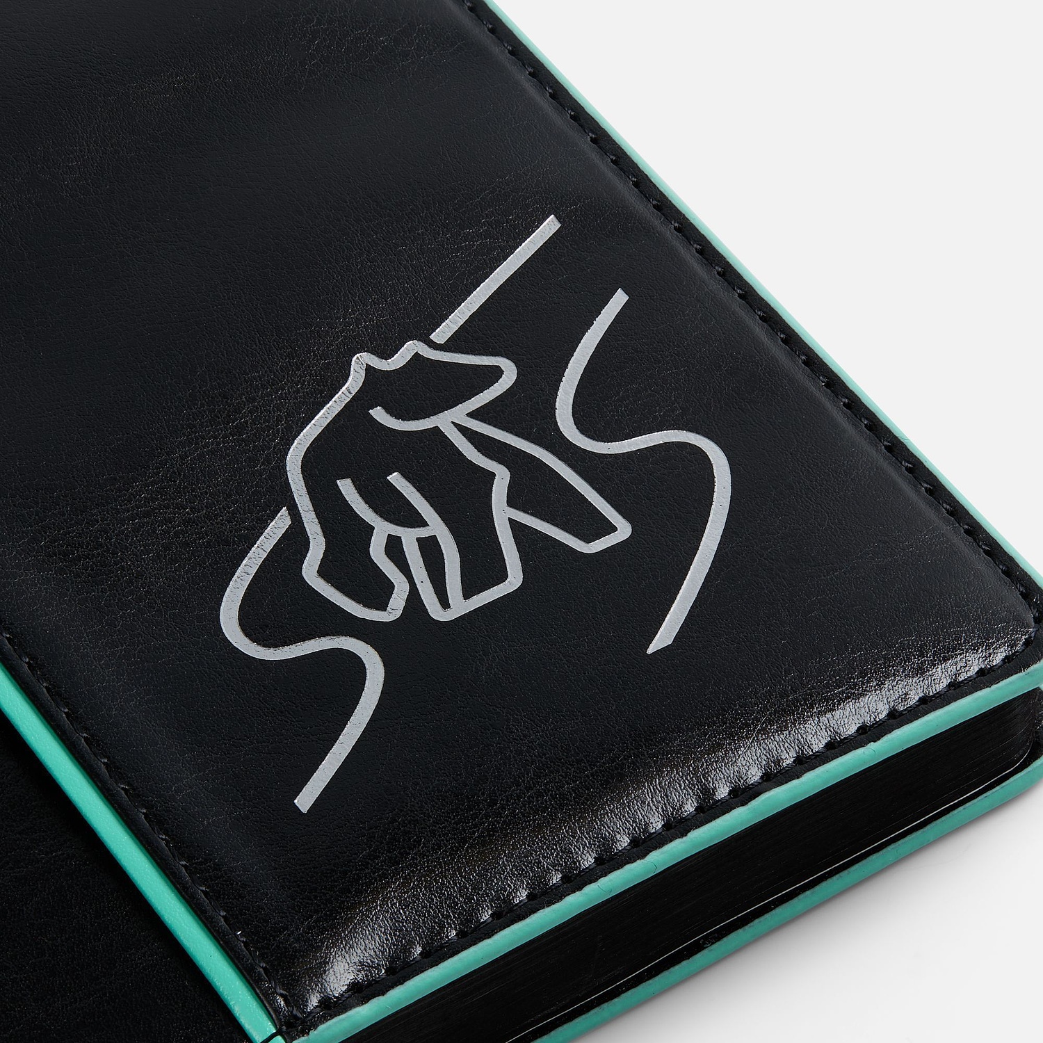 Ежедневник Alanis, недатированный, черный с фиолетовым с логотипом