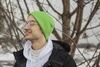 Шапка Life Explorer, зеленая (салатовая) с логотипом