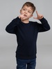 Свитшот детский Toima Kids, темно-синий с логотипом