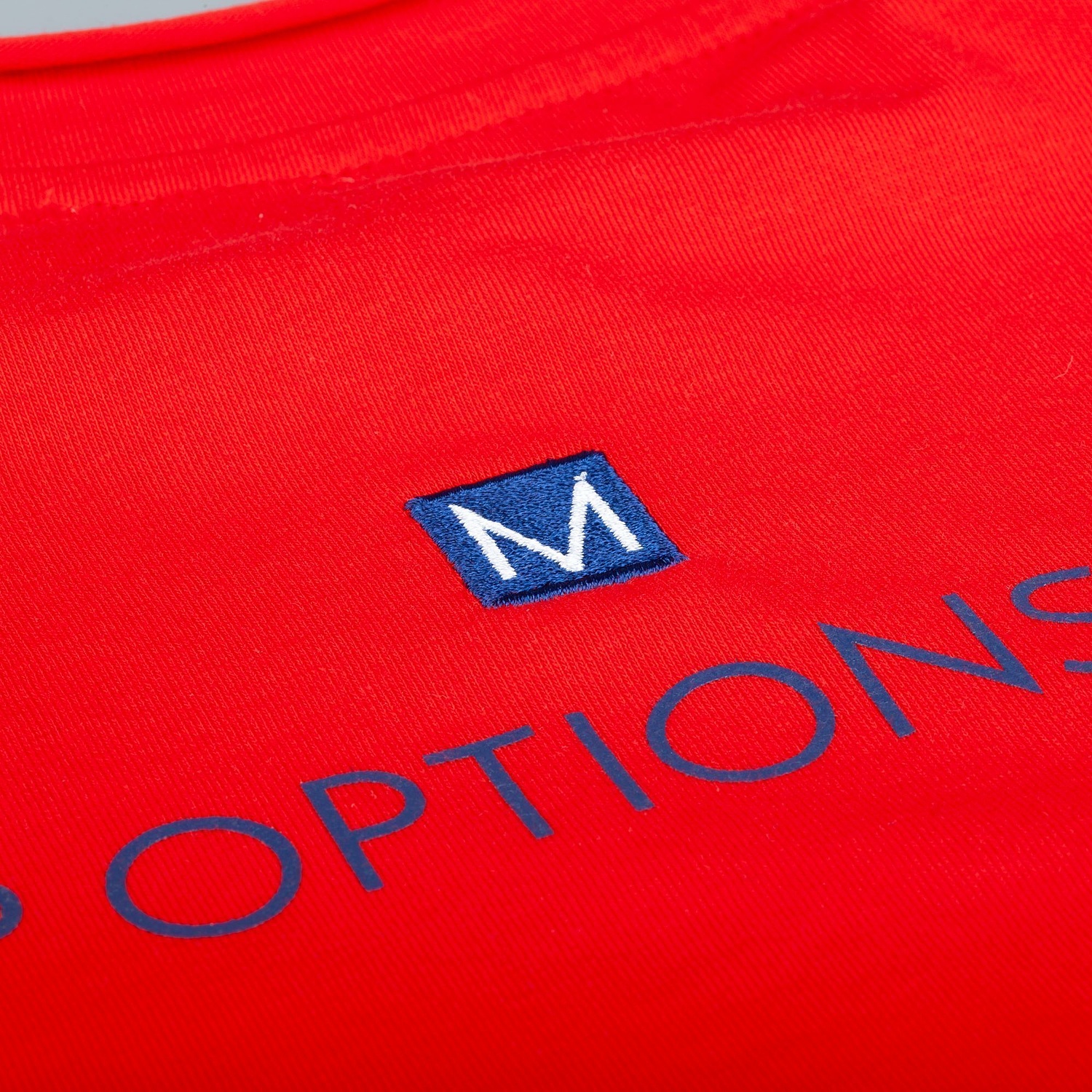 Футболка оверсайз Vozduh 2.0, красная с логотипом