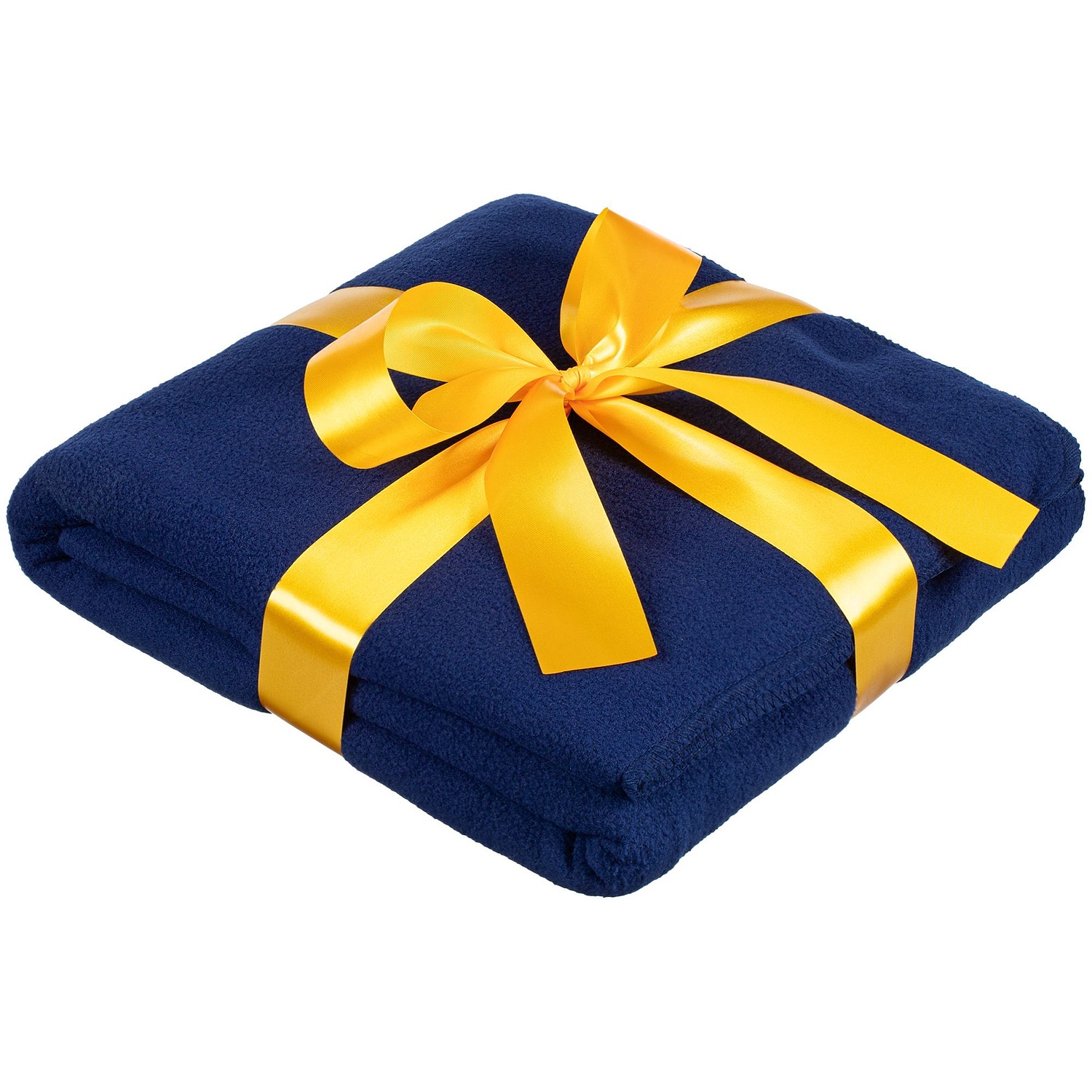 Лента сатиновая Satin 35 XXL, темно-синяя, 210 см с логотипом