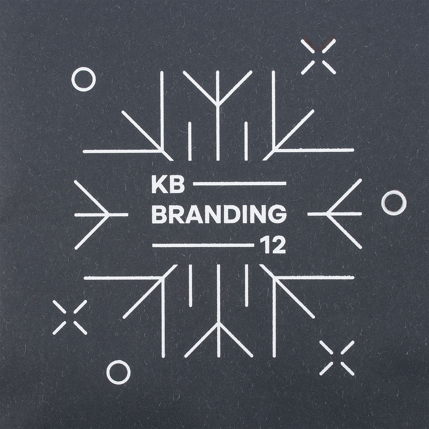 Коробка Eco Style Mini, черная с логотипом