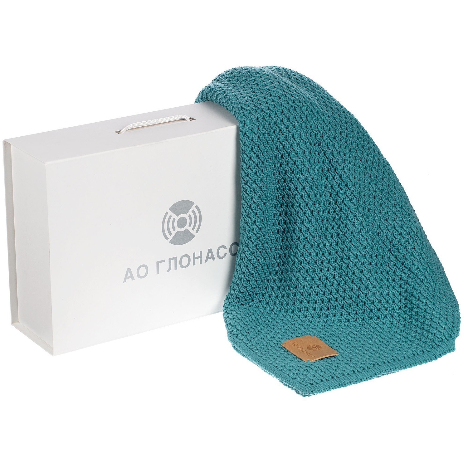 Плед Serenita, бирюзовый (тиффани)