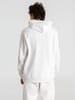 Толстовка с капюшоном унисекс Hoodie, белая с логотипом