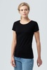 Футболка женская Martin Women, черная с логотипом