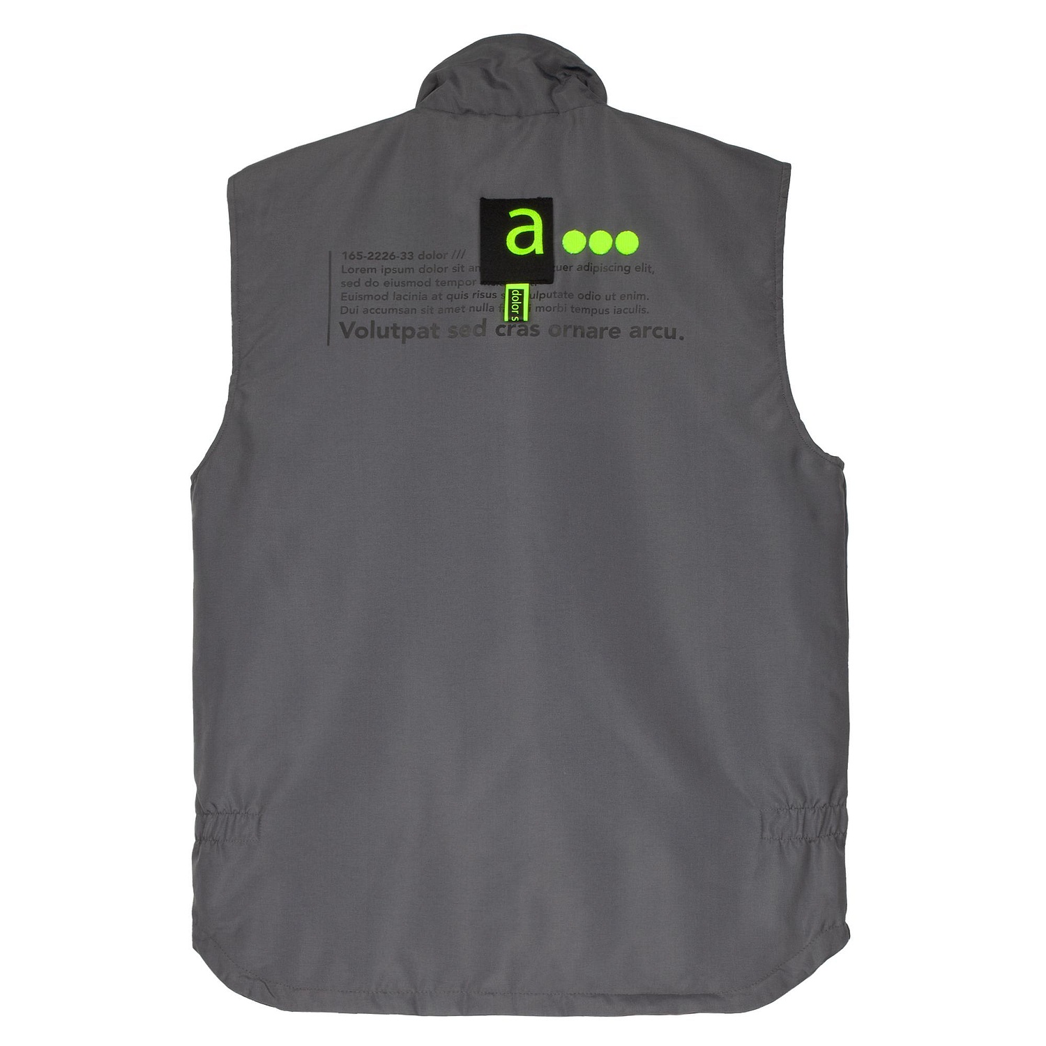 Жилет мужской Stockholm, серый с логотипом