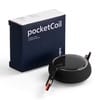 Складной кабель с переходниками pocketCoil, черный с логотипом