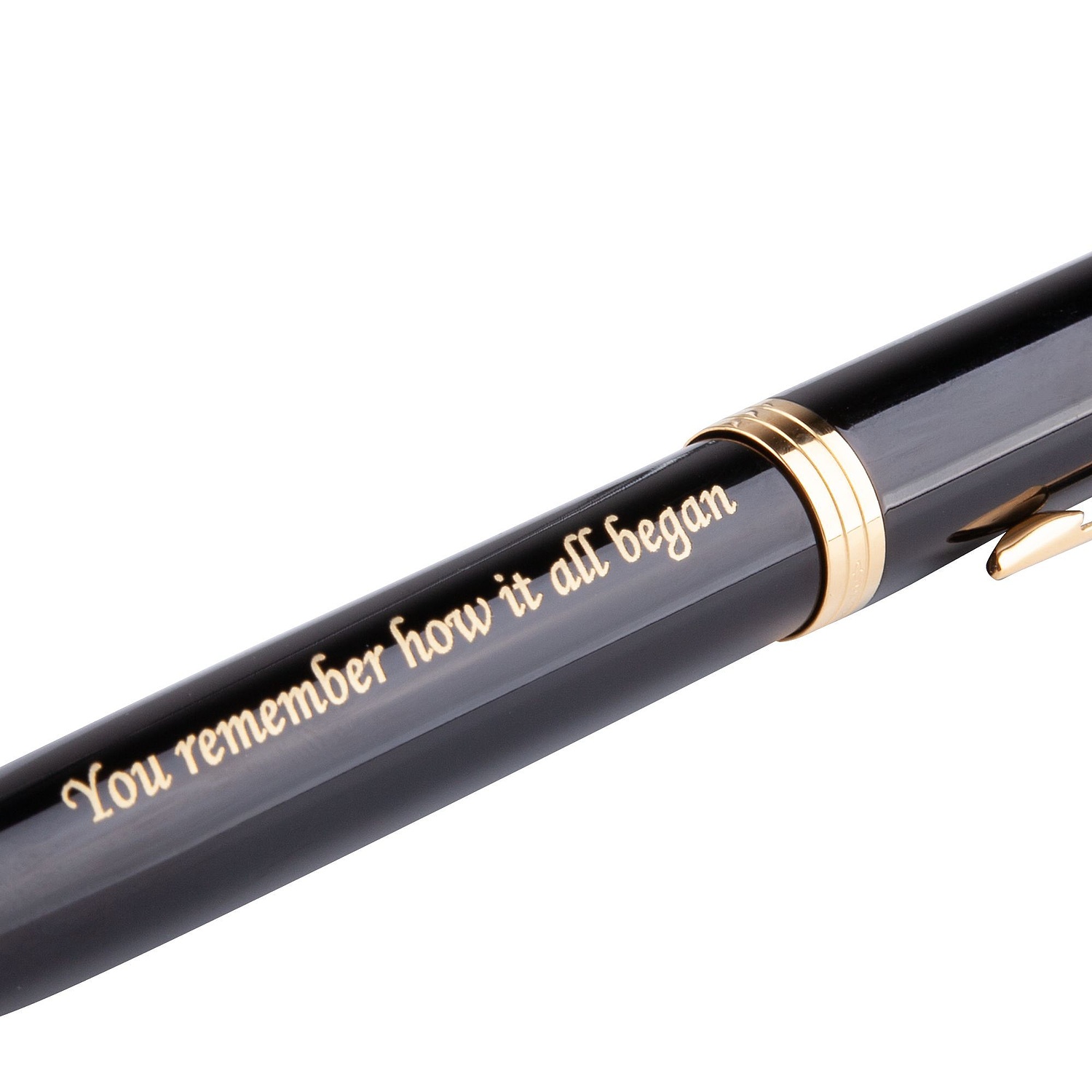 Ручка перьевая Parker IM Black GT с логотипом