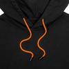 Круглый шнур Lasso L, оранжевый неон, 130 см с логотипом