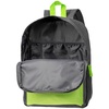 Рюкзак Sensa, серый с салатовым с логотипом