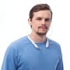 Bluetooth наушники stereoBand, ver.2, белые с логотипом