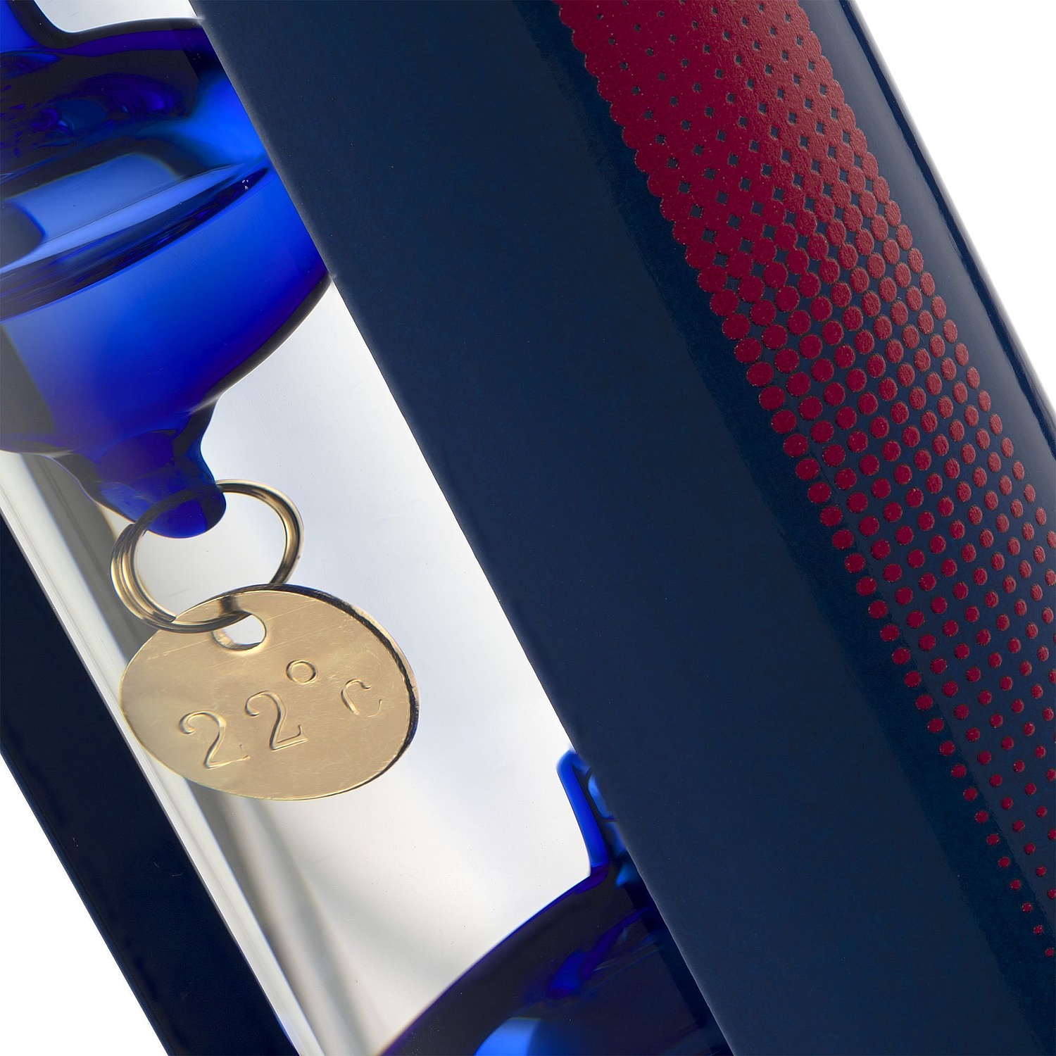 Термометр «Галилео» в деревянном корпусе, синий