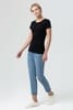 Футболка женская Martin Women, черная с логотипом