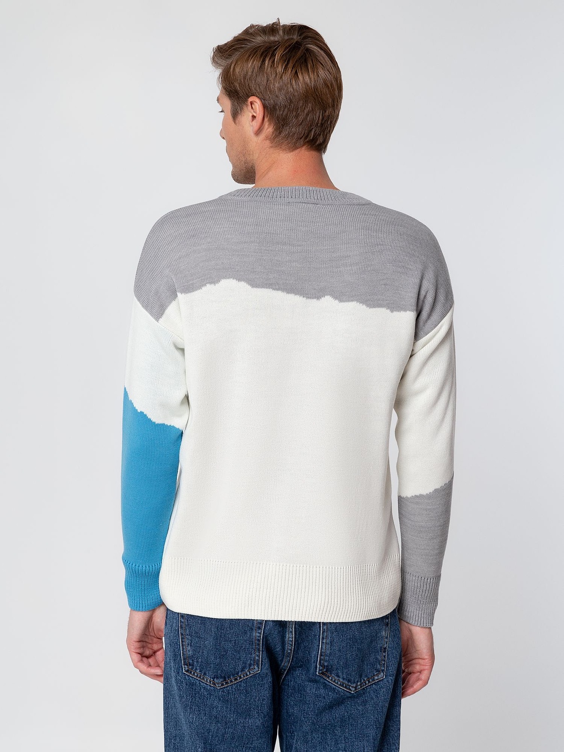 Свитер оверсайз на заказ Tricksy Net, акрил с логотипом