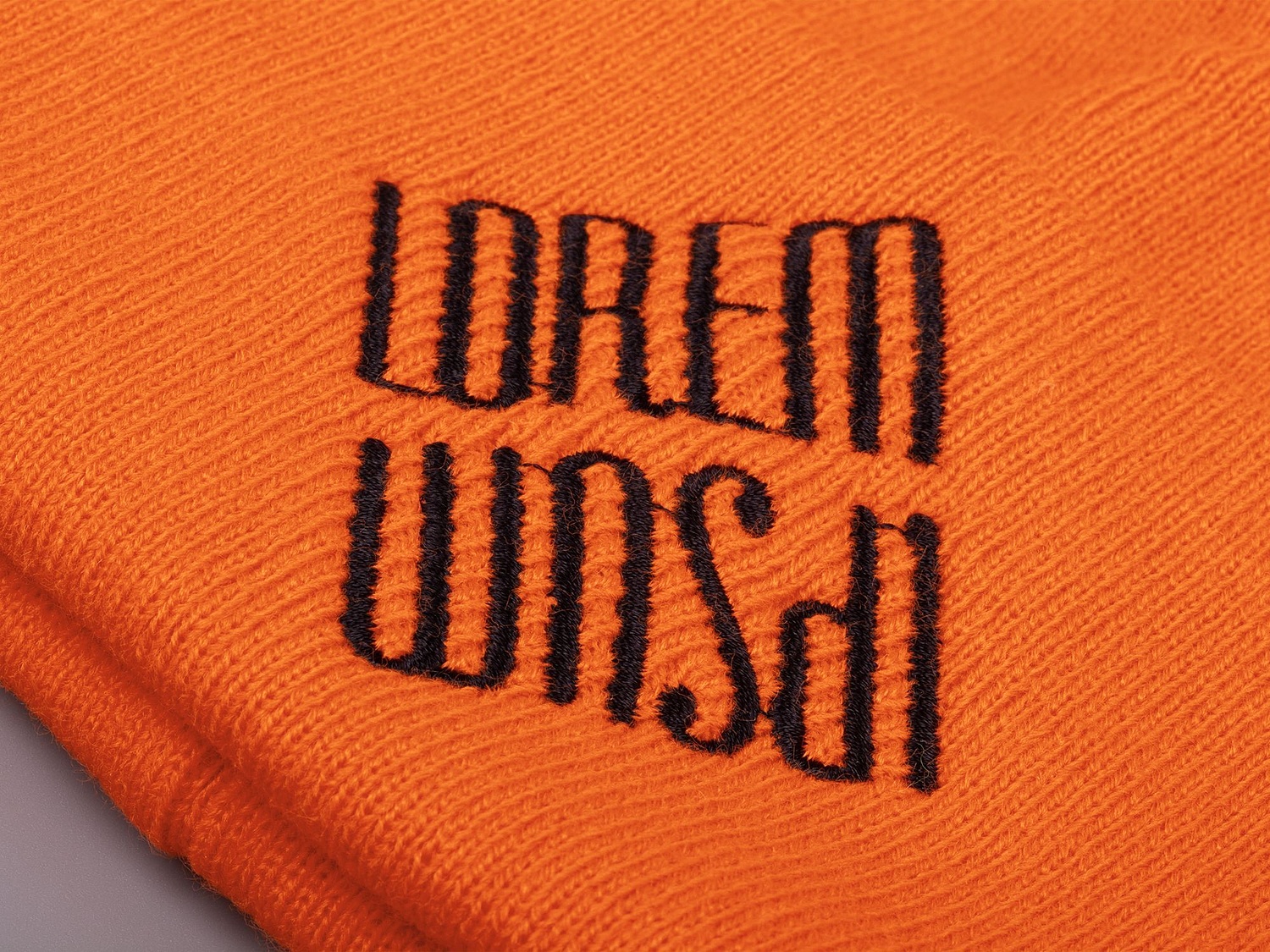 Шапка Urban Flow, оранжевая с логотипом