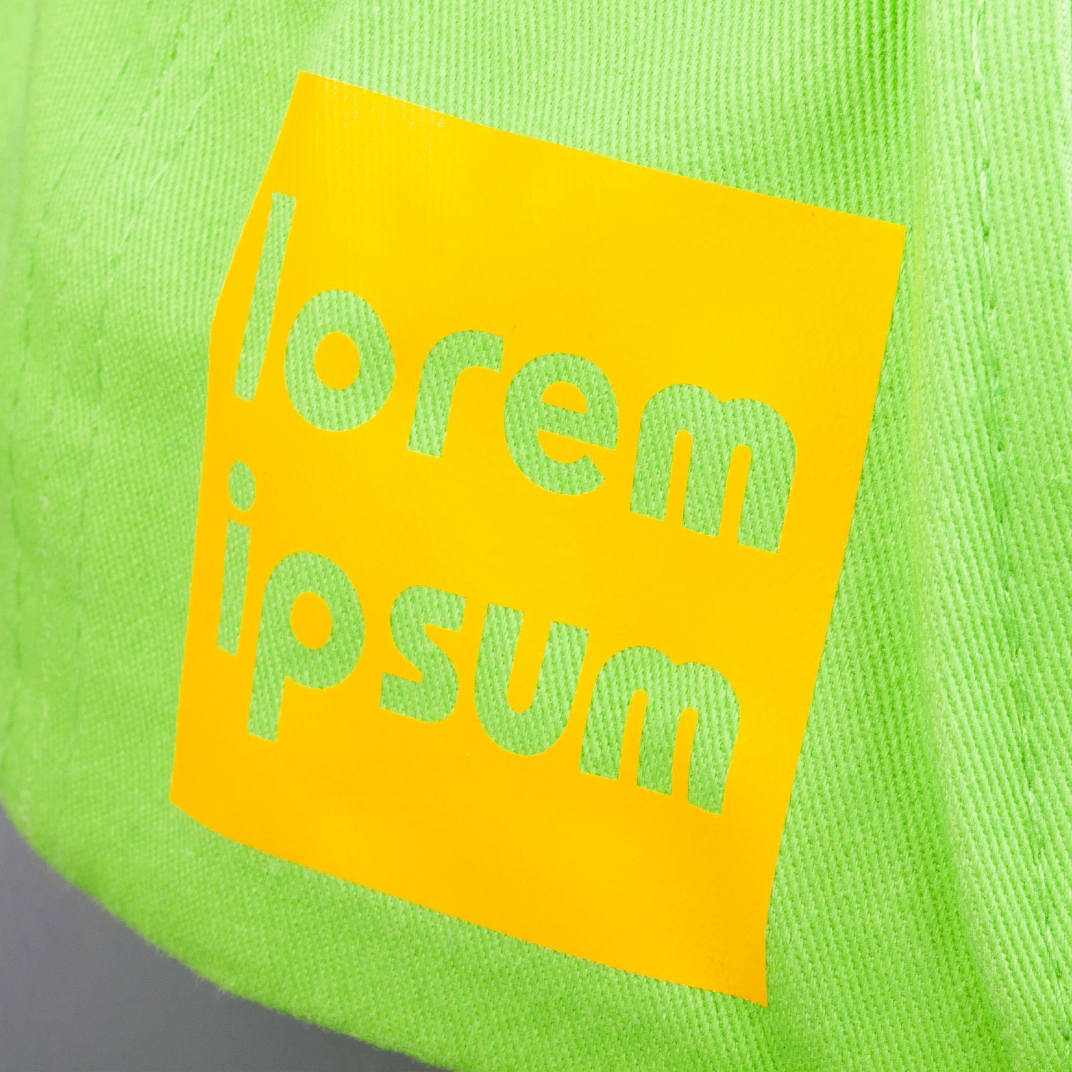 Бейсболка Convention, зеленое яблоко с логотипом