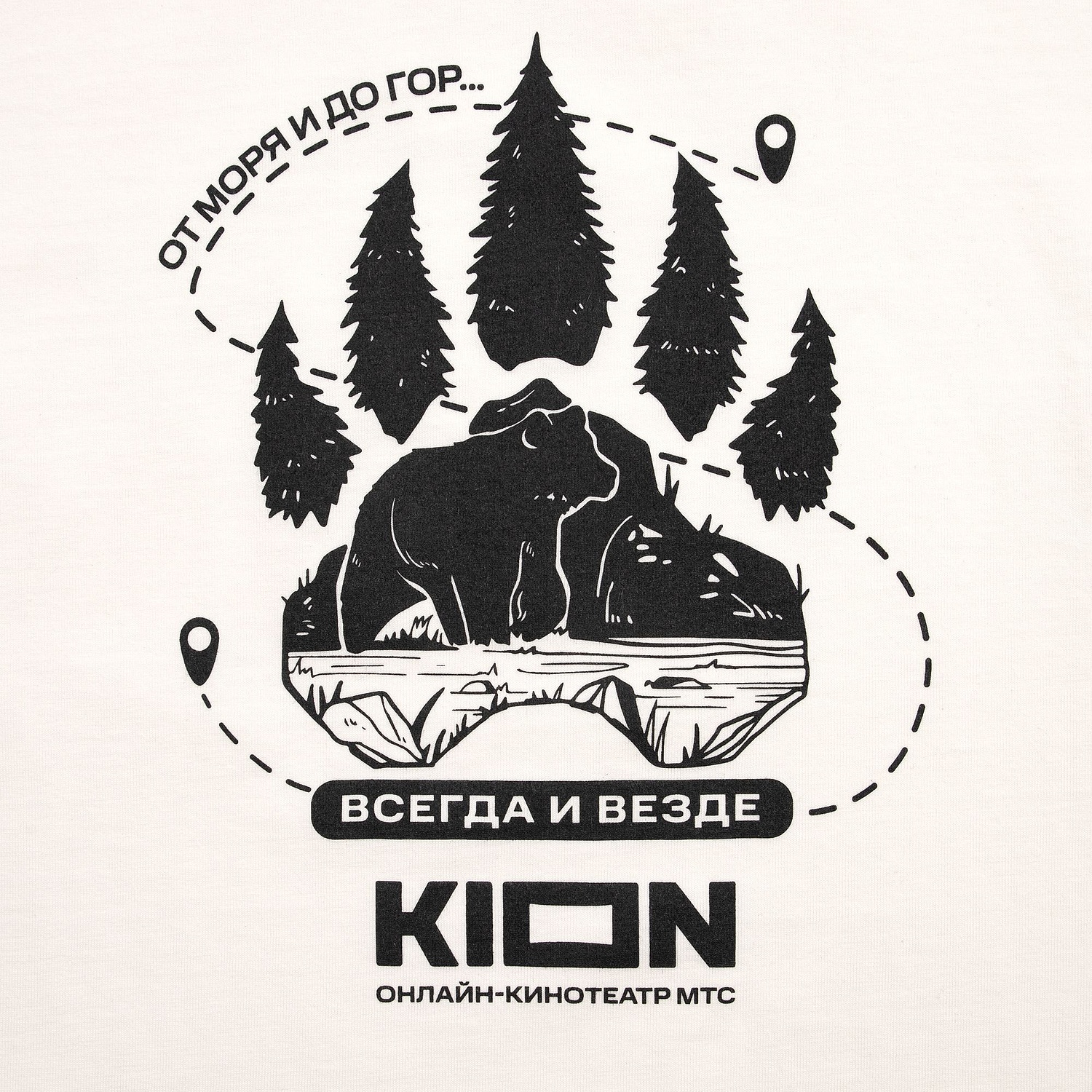 Футболка унисекс оверсайз T3, молочно-белая с логотипом