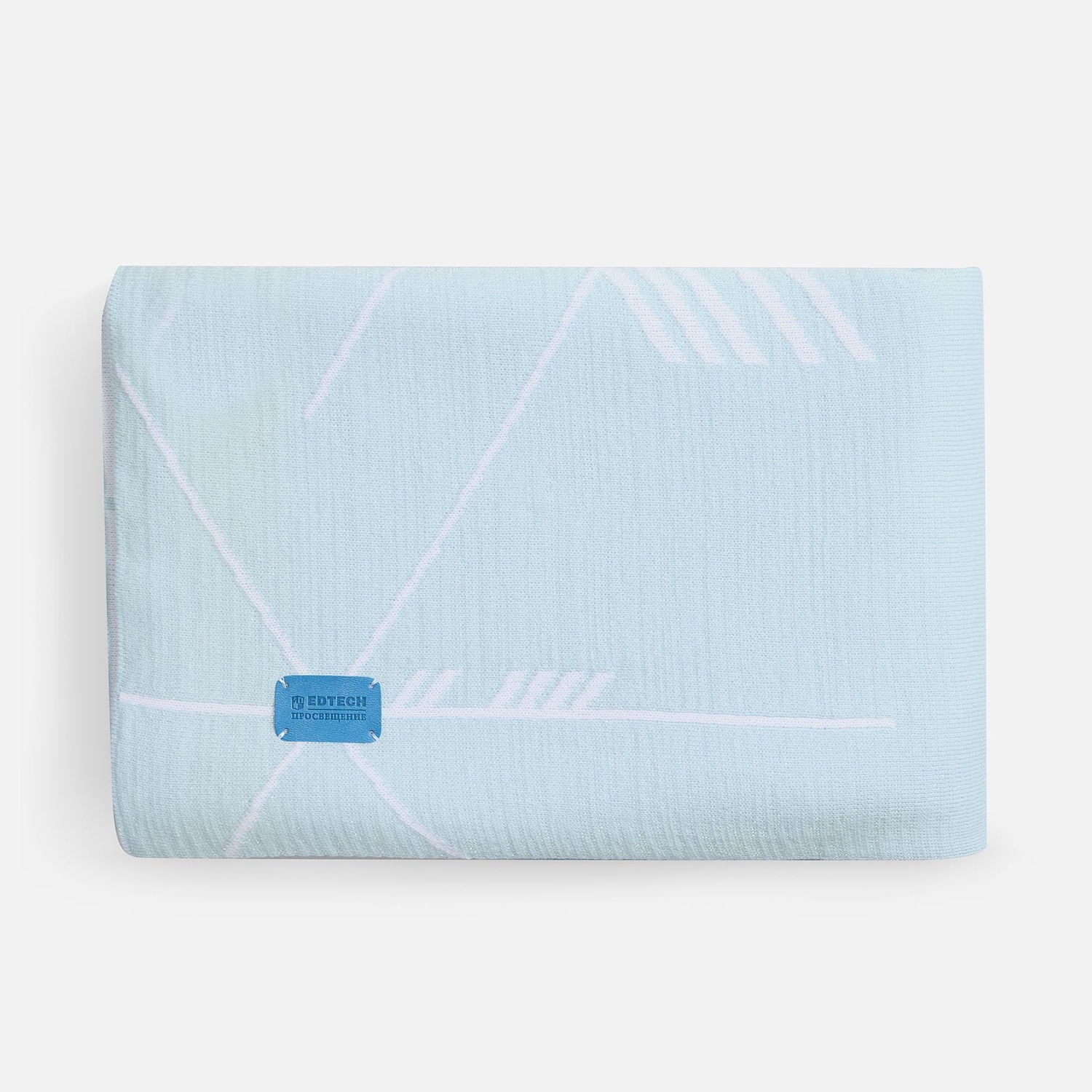 Лейбл Eta Latte, S, голубой с логотипом