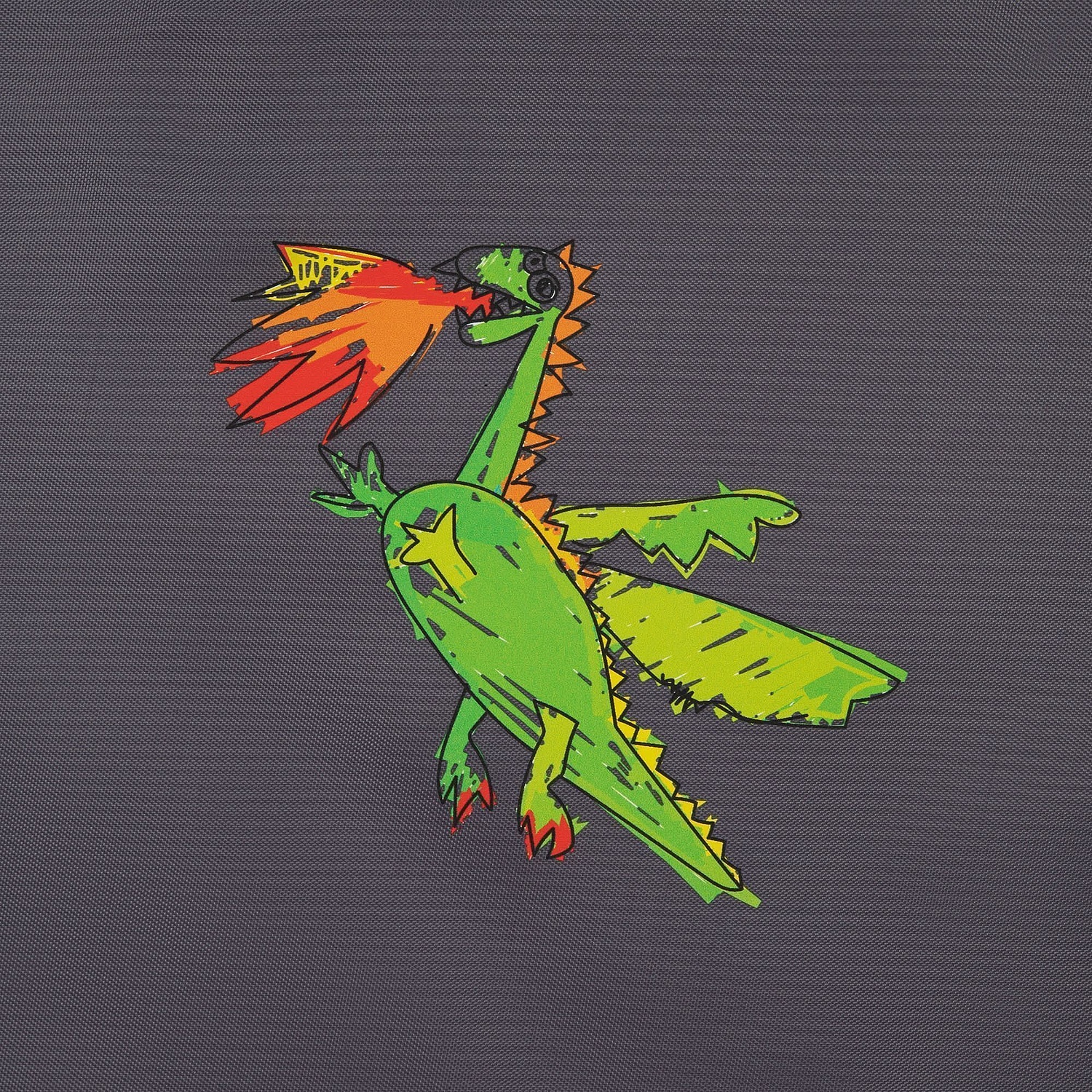 Детский рюкзак Novice, серый с зеленым