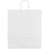 Пакет бумажный Willy, большой, белый с логотипом
