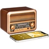 Bluetooth-колонка с радио Beatnik, коричневая с логотипом