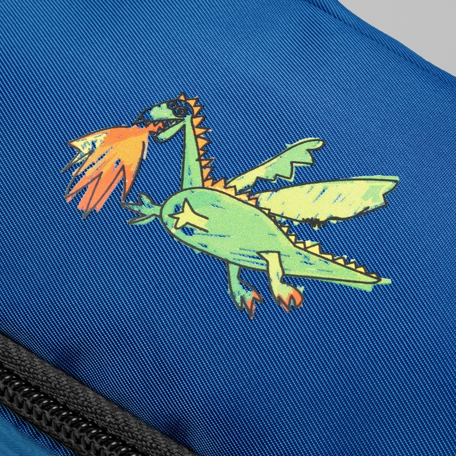 Детская поясная сумка Sonrisa, темно-синяя с логотипом