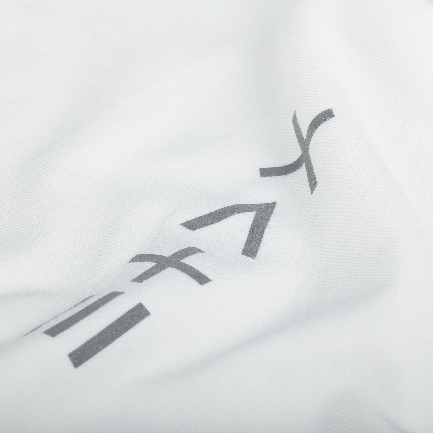 Футболка оверсайз Vozduh 2.0, кремовая с логотипом