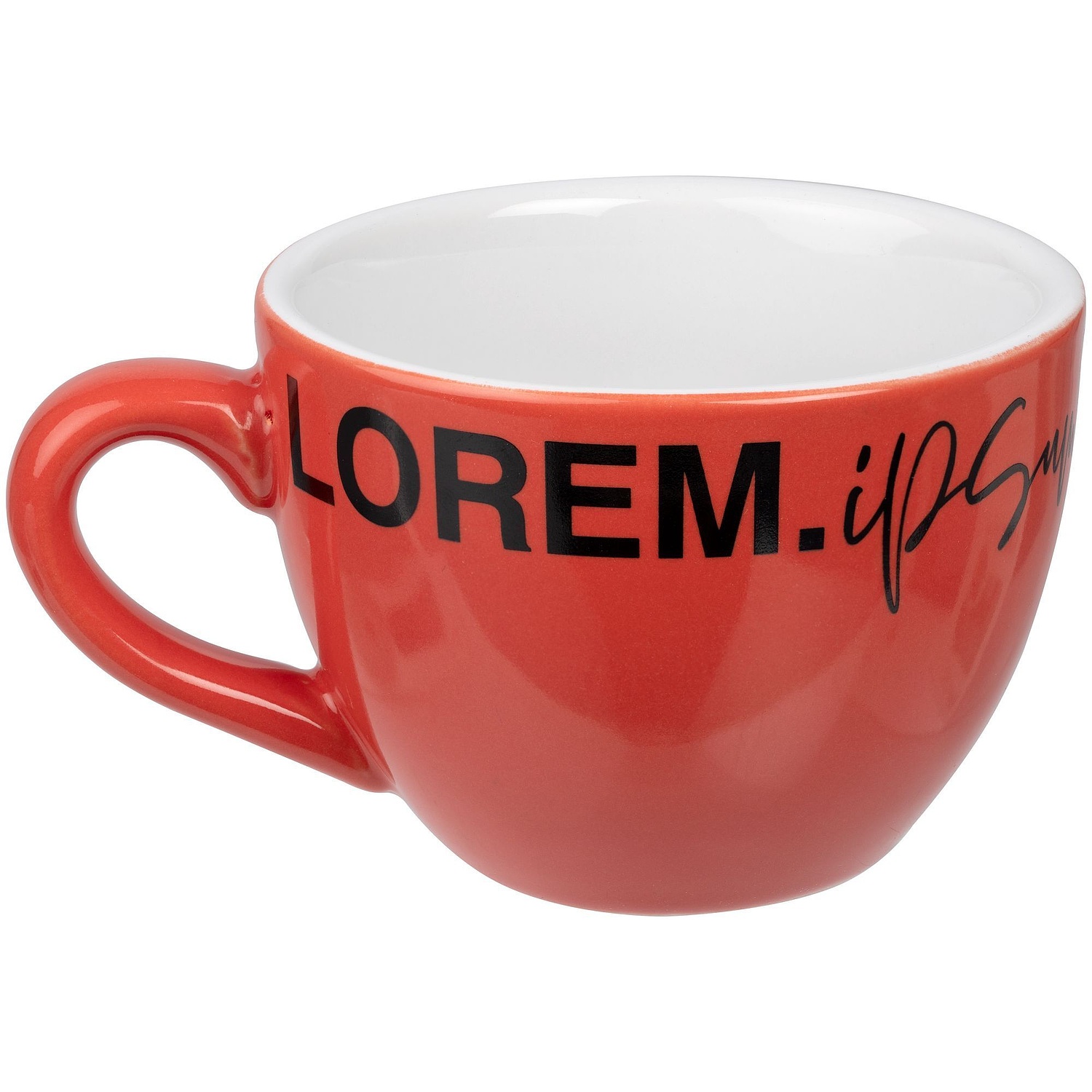 Чайная пара Cozy Morning, красная с логотипом