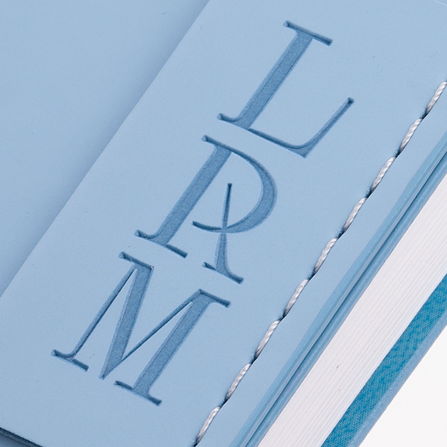 Ежедневник Tact, недатированный, голубой с логотипом