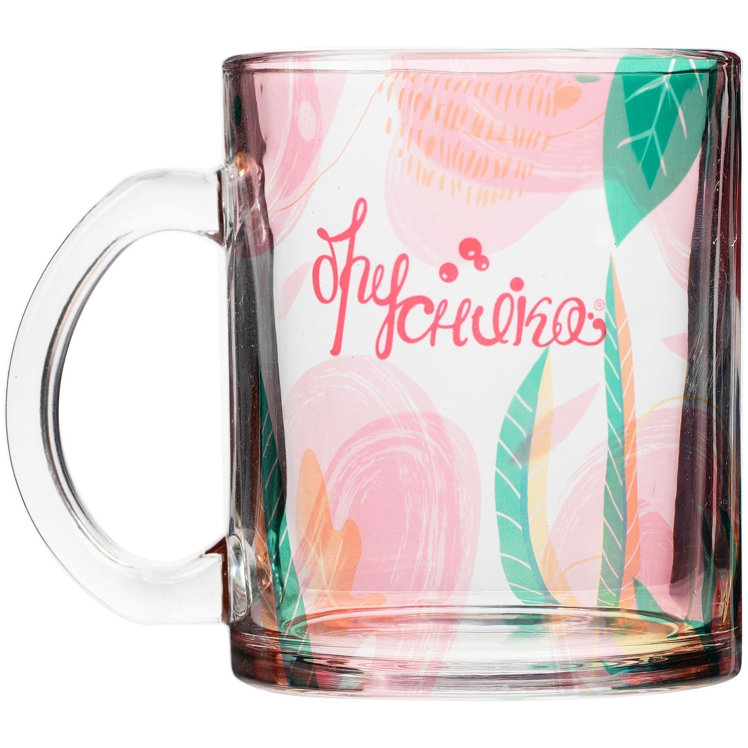 Кружка Clari для сублимационной печати, прозрачная с логотипом