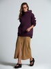 Худи Kulonga Oversize, фиолетовое с логотипом