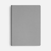 Ежедневник Flex Shall New, недатированный, серый с логотипом