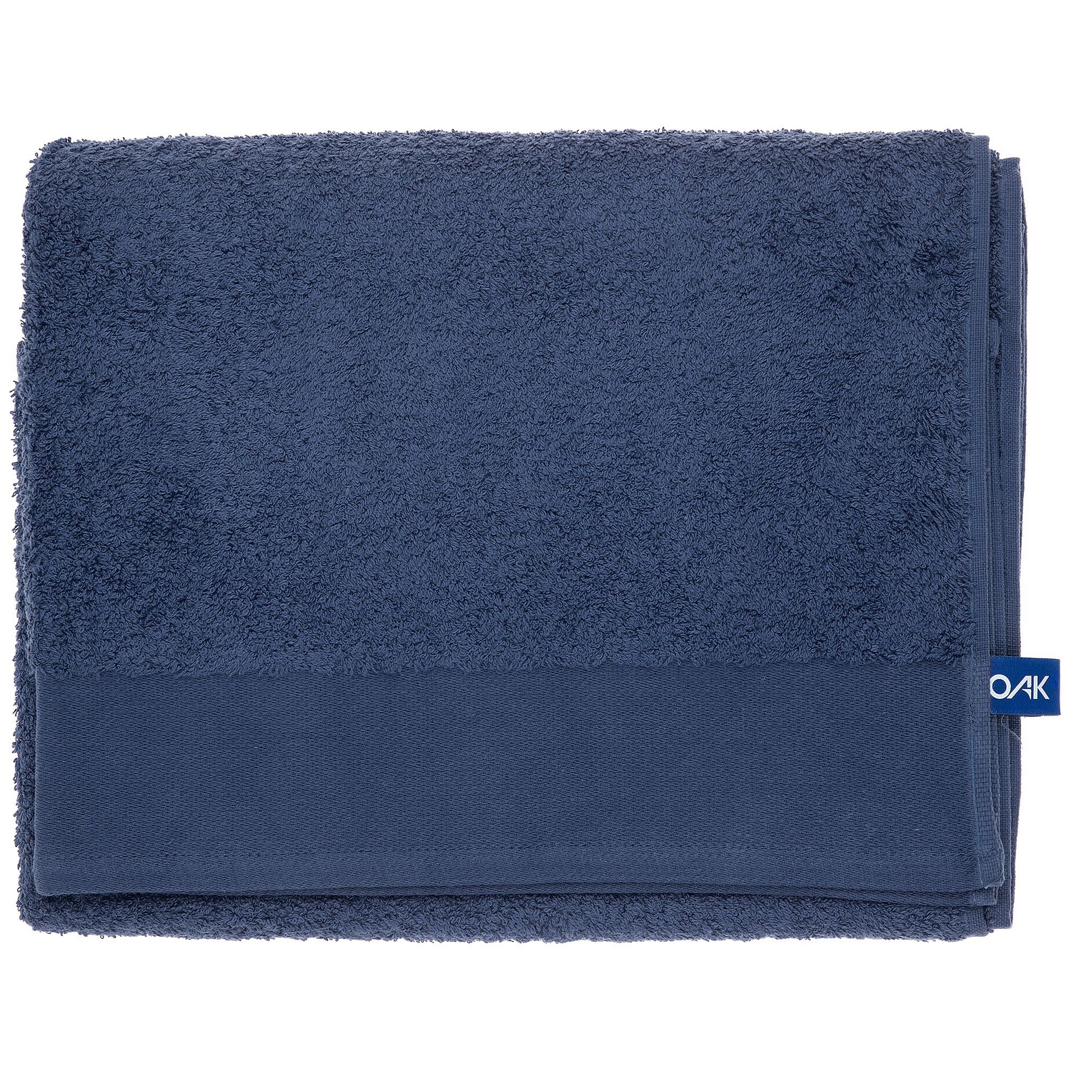 Лейбл тканевый Epsilon, S, синий с логотипом