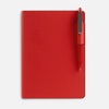 Ежедневник Tact, недатированный, красный с логотипом