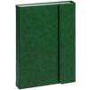 Ежедневник Flap на заказ, недатированный, зеленый с логотипом