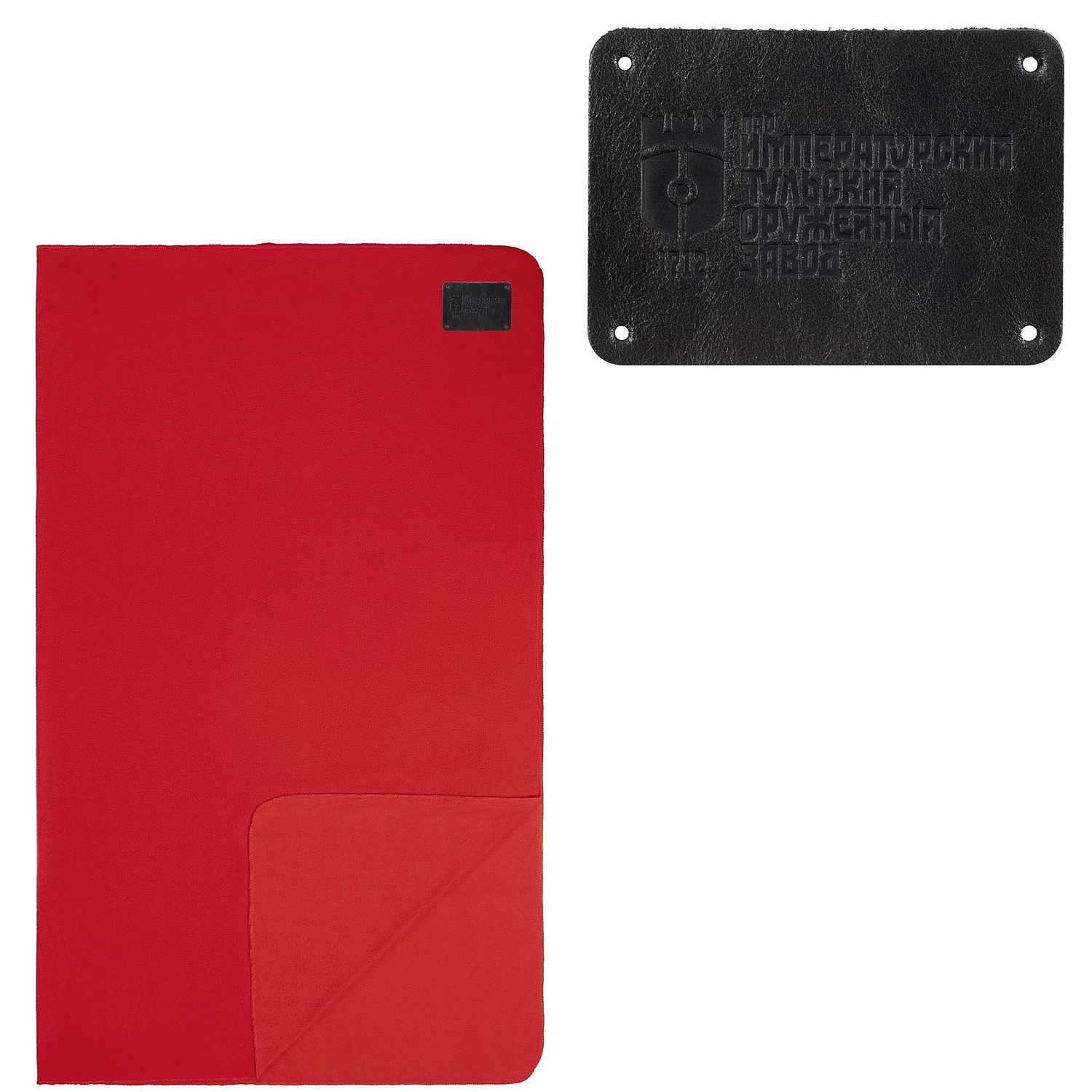 Лейбл кожаный Beta, XL, черный с логотипом