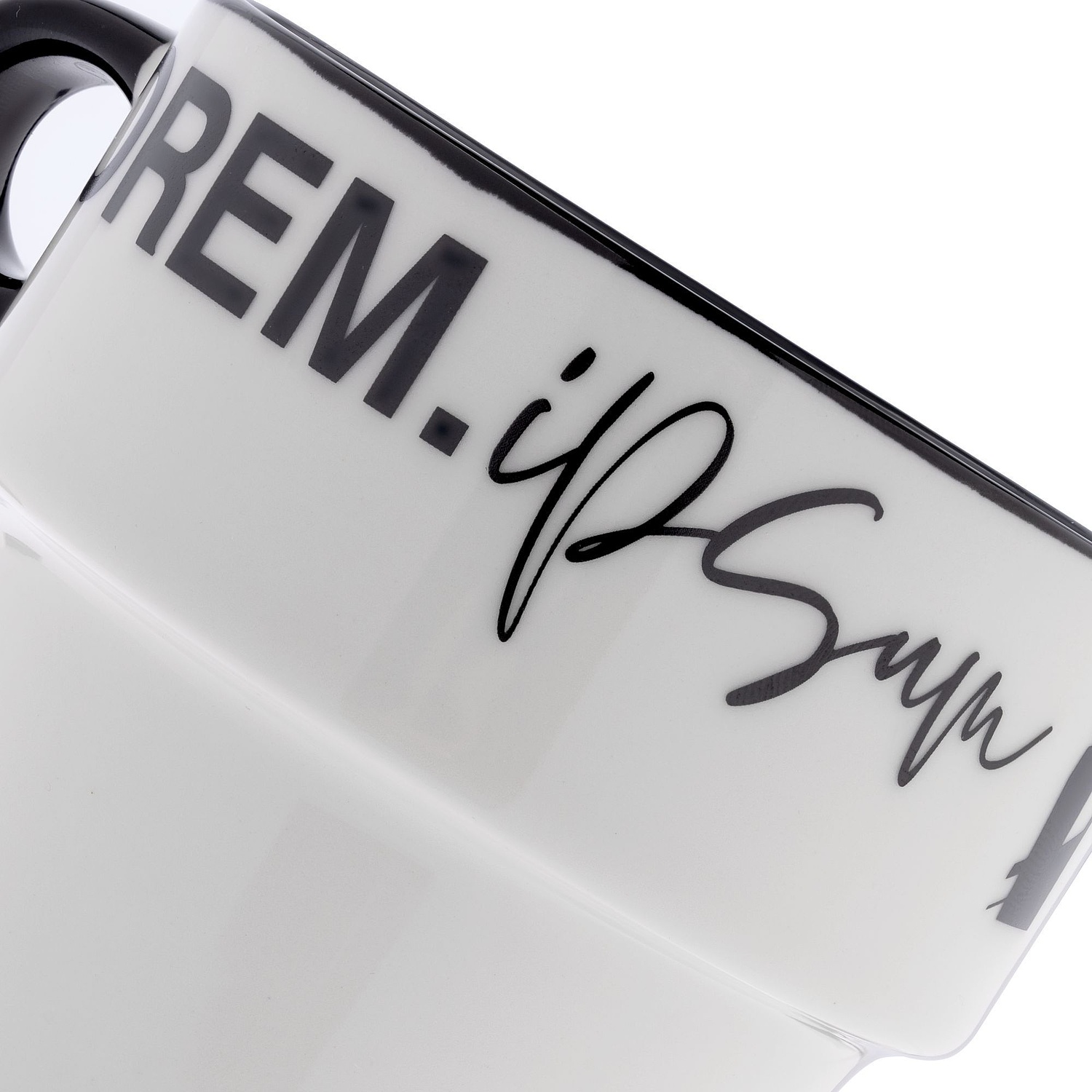 Кружка Inset, черная с логотипом