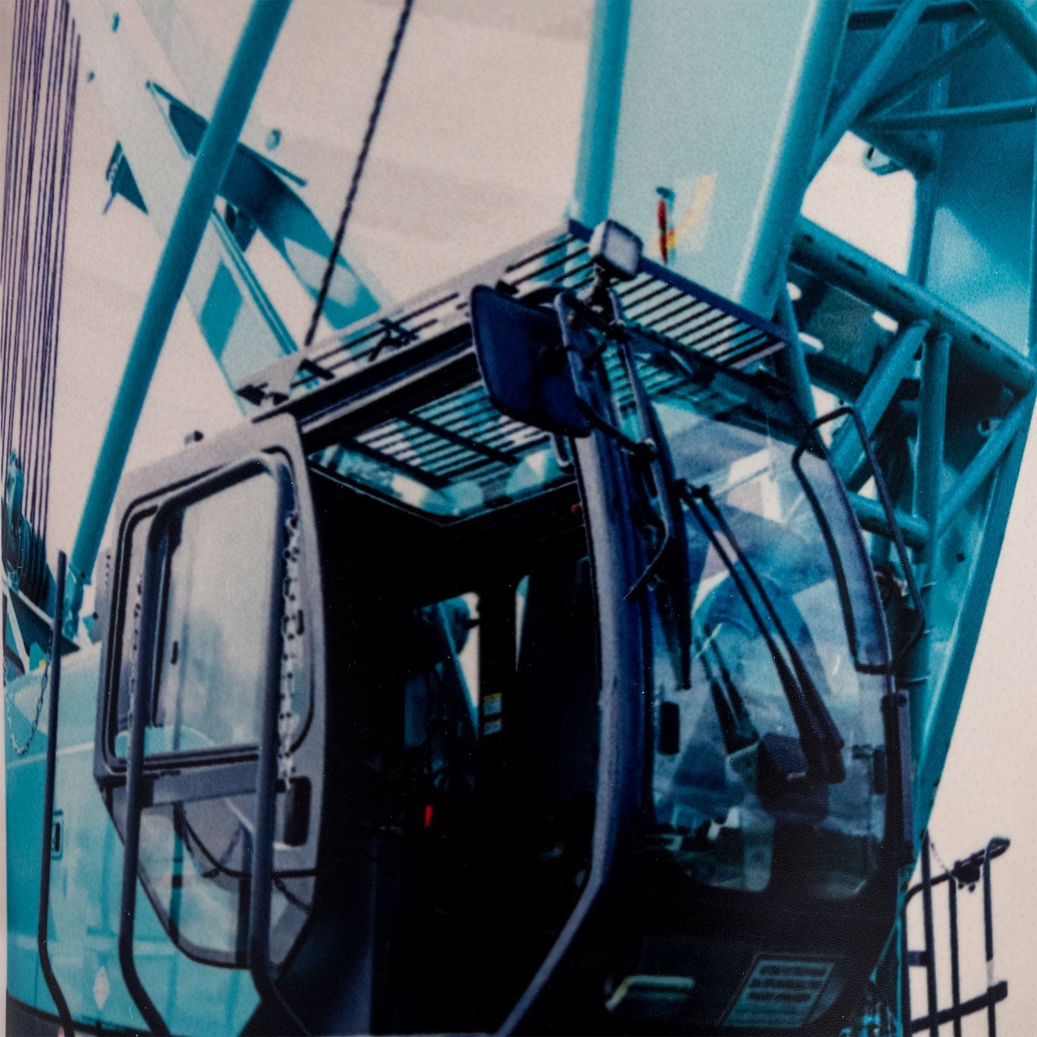 Кружка-хамелеон On Display, матовая, черная с синим