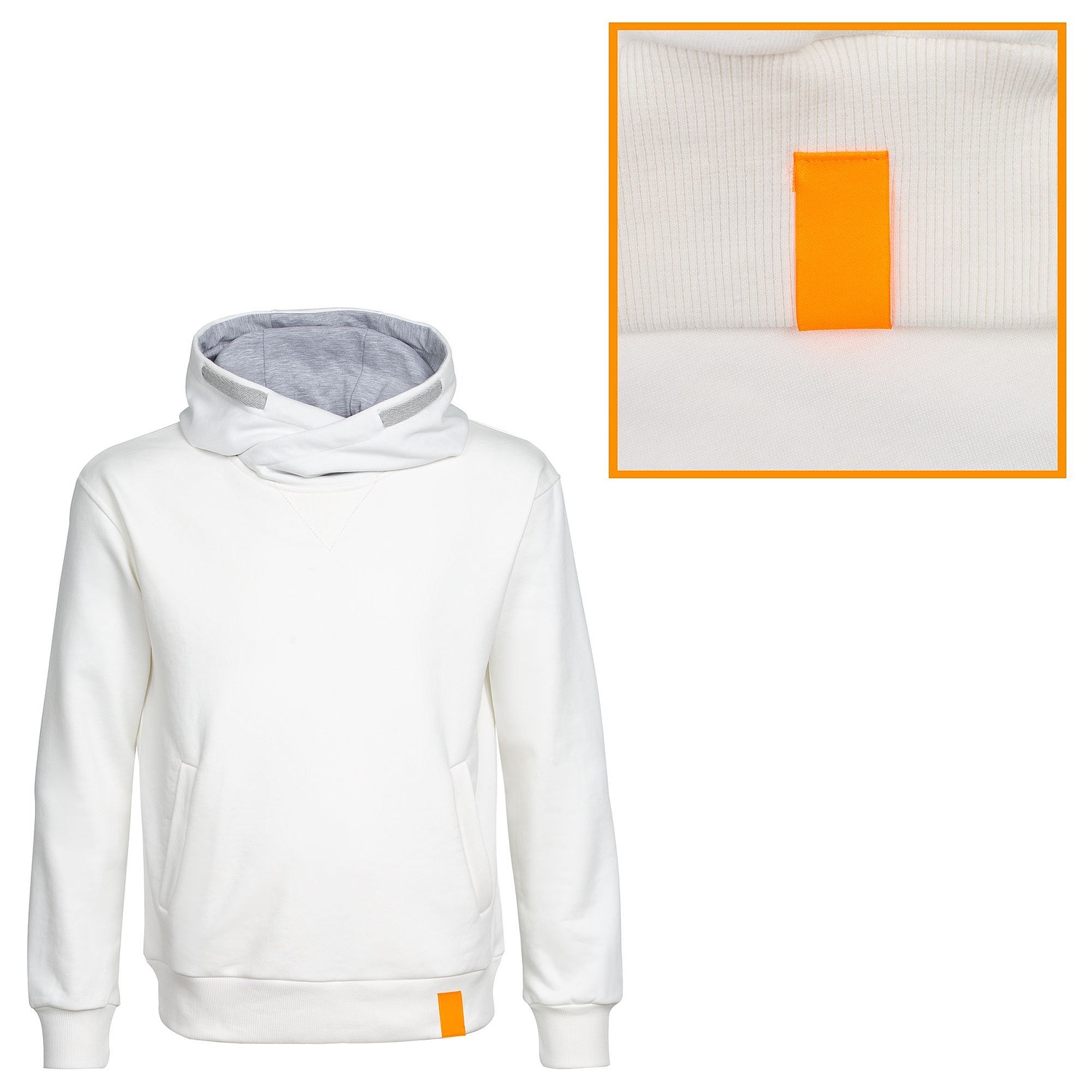 Толстовка Kulonga Terry, серый меланж с логотипом