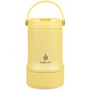Термос для еды Tabenodo, желтый с логотипом