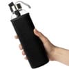 Бутылка для воды Sleeve Ace, черная с логотипом