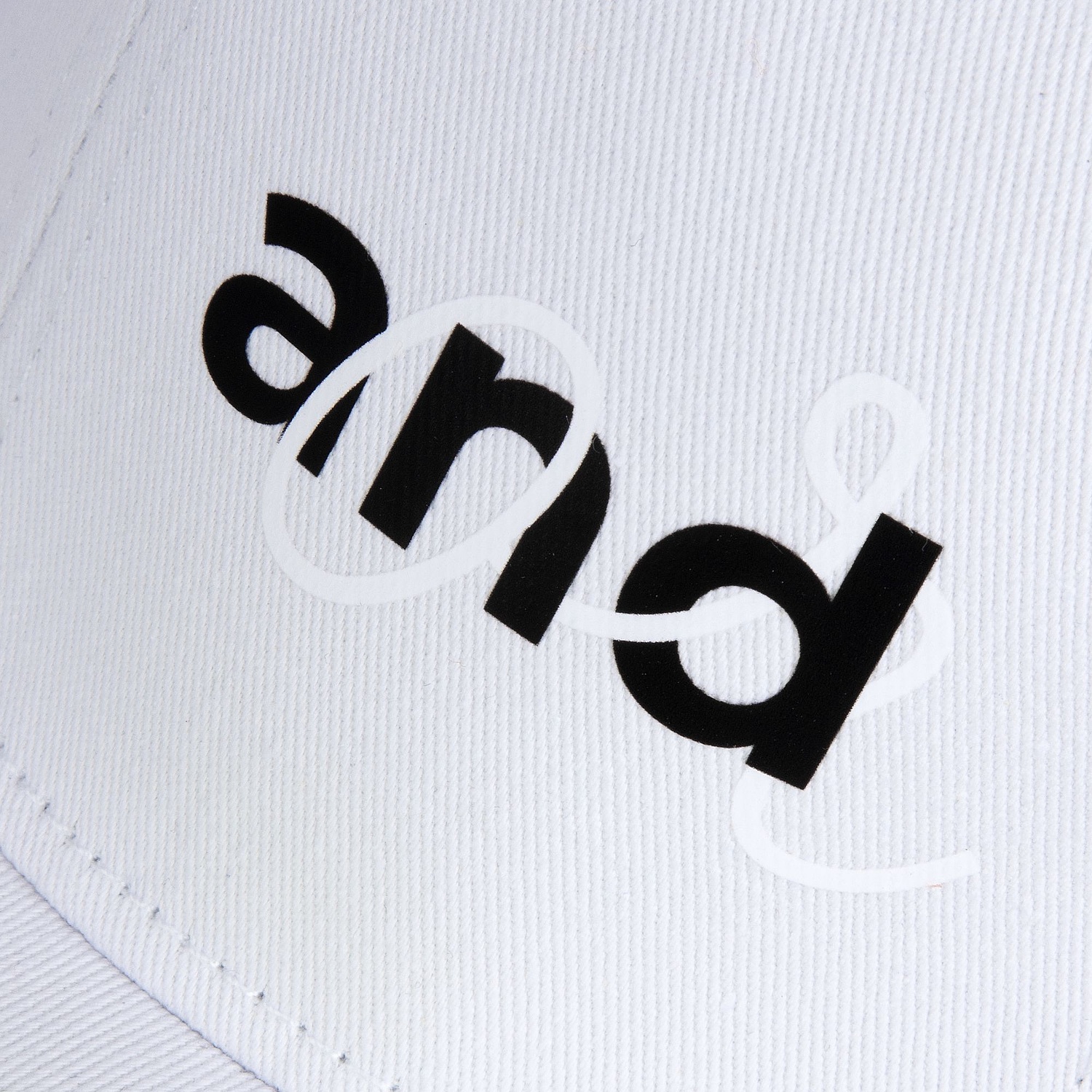 Бейсболка C2, белая с логотипом