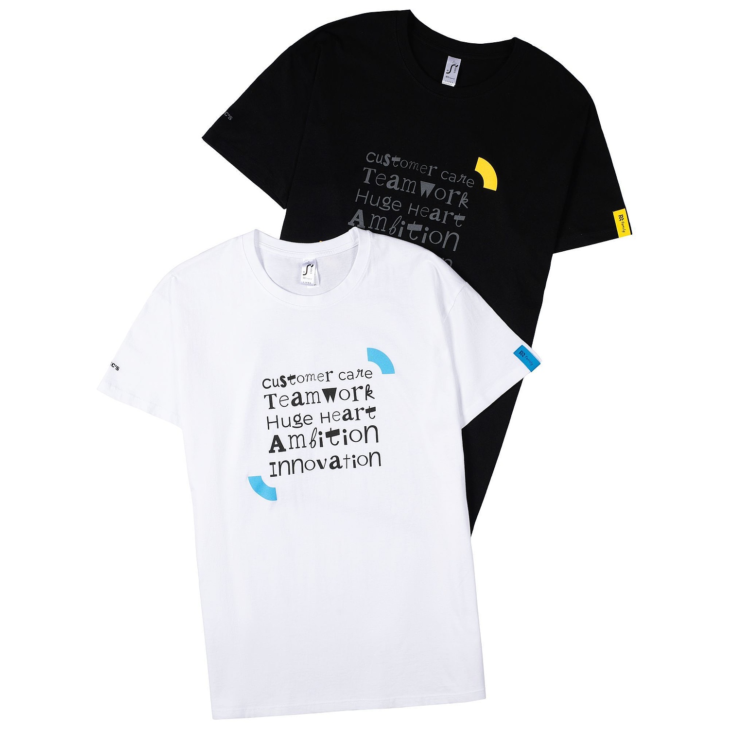 Лейбл тканевый Epsilon, S, голубой