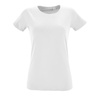 Футболка женская Regent Fit Women, белая с логотипом
