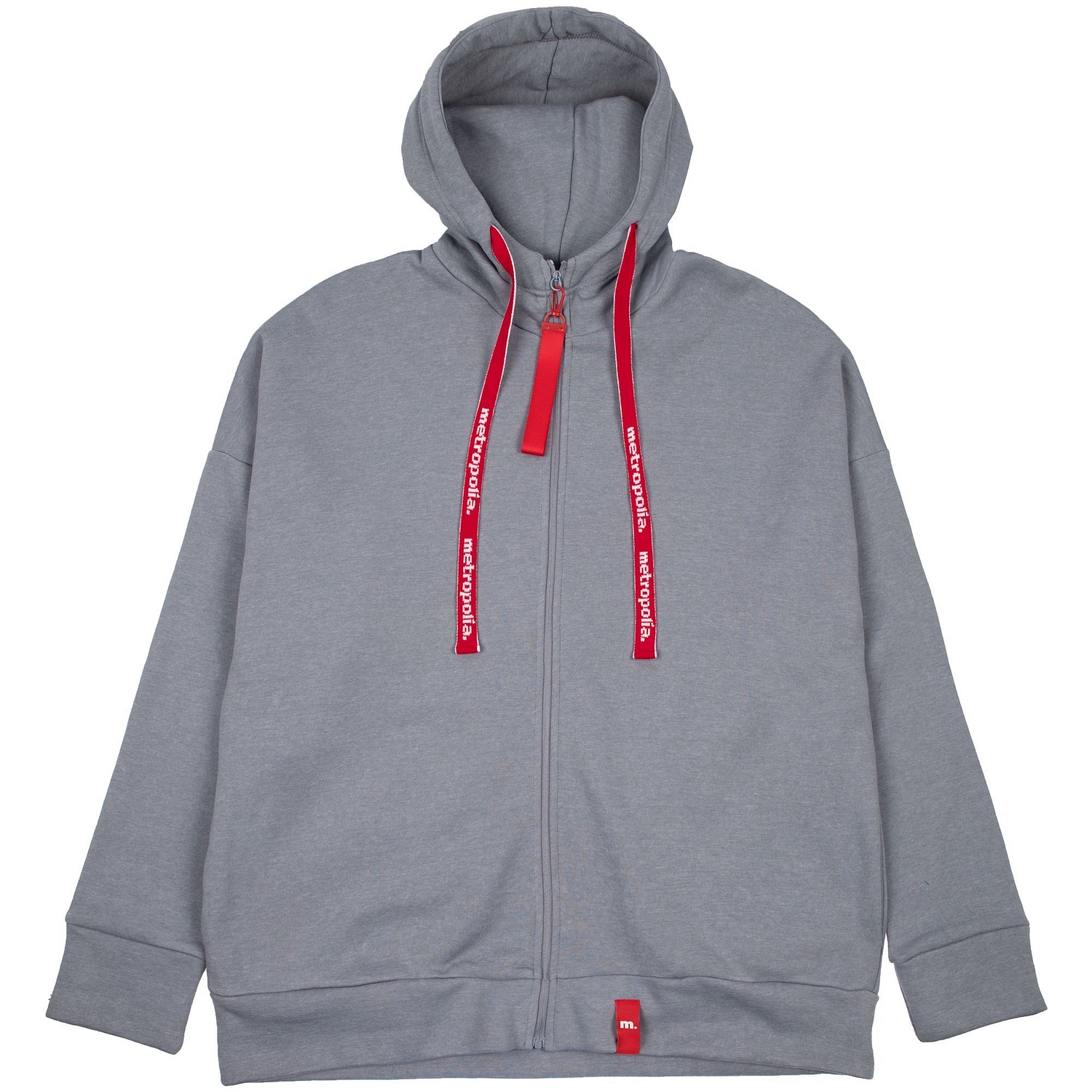 Толстовка унисекс H3, серая с логотипом