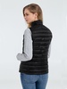 Жилет женский Wilson BW Women, черный с логотипом