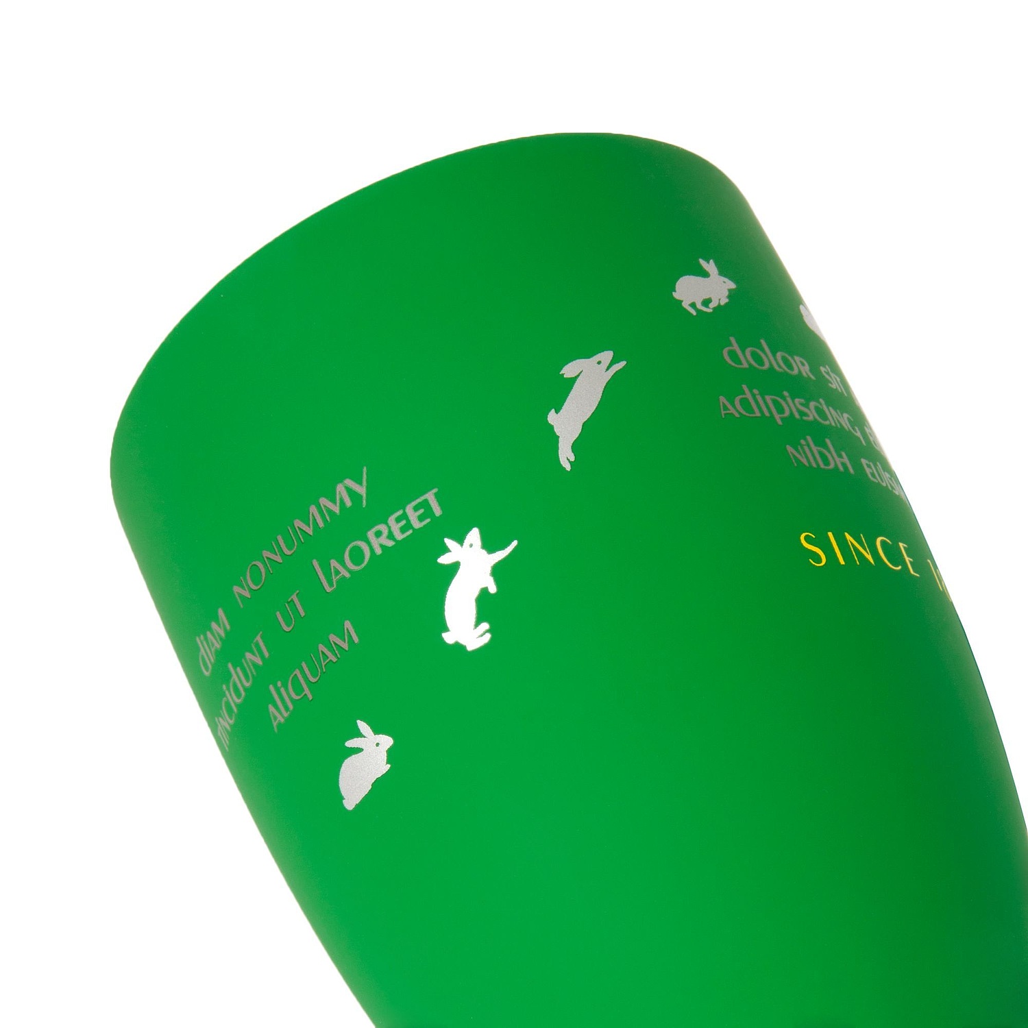 Кружка Good Morning с покрытием софт-тач, зеленая с логотипом