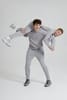 Джоггеры Lovi, серые с логотипом